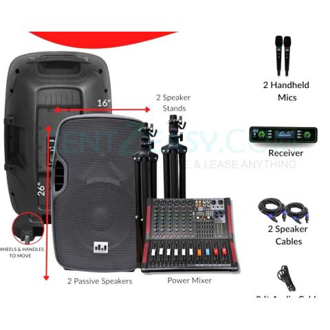 Public Addressing system on rent rent in 